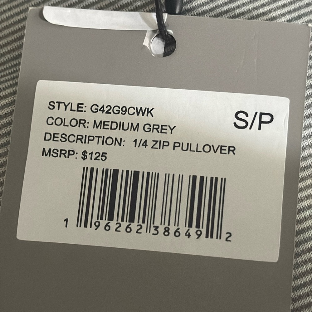 Hickey Freeman Half Zip Golf Pullover Size L Gray Also available in small size - Picture 8 of 8